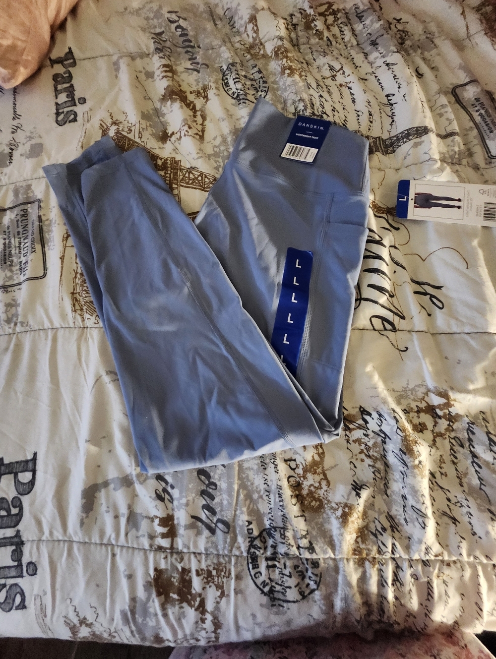 Danskin Pale Blue High-Rise Performance Leggings